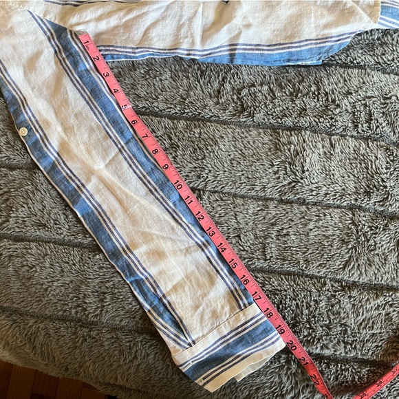 J.crew Linen LS Shirt. Size 0 - Picture 7 of 7